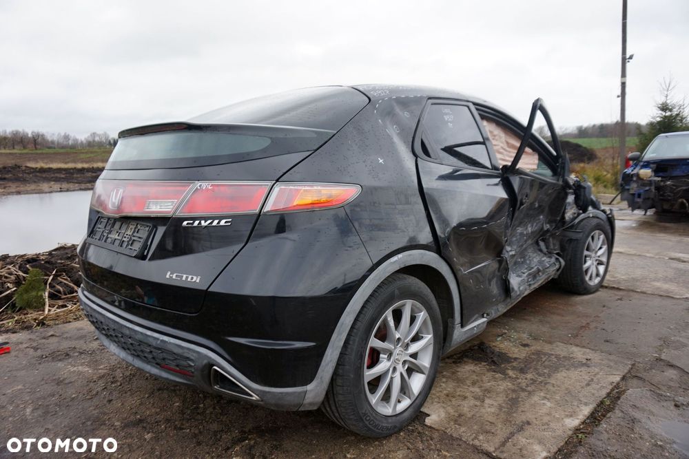 HONDA CIVIC VIII 5D HB 2006 B92P 2.2 I-CTDI N22A2 140KM PPG6 CZARNY na części - 5