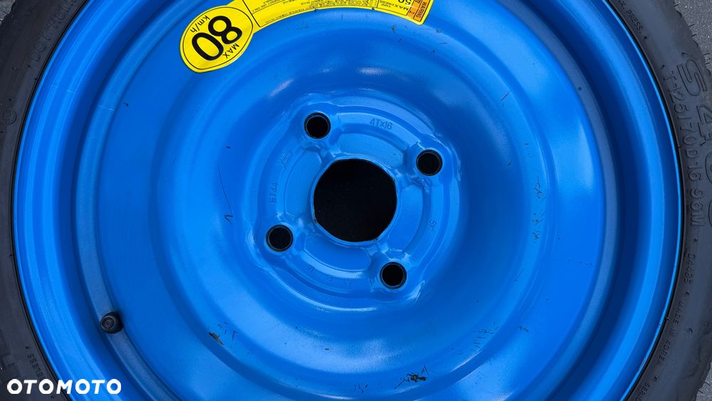 Koło dojazdowe r16 4x114.3 ET44 125/70 Epica Opel Chevrolet dojazdówka felga - 2