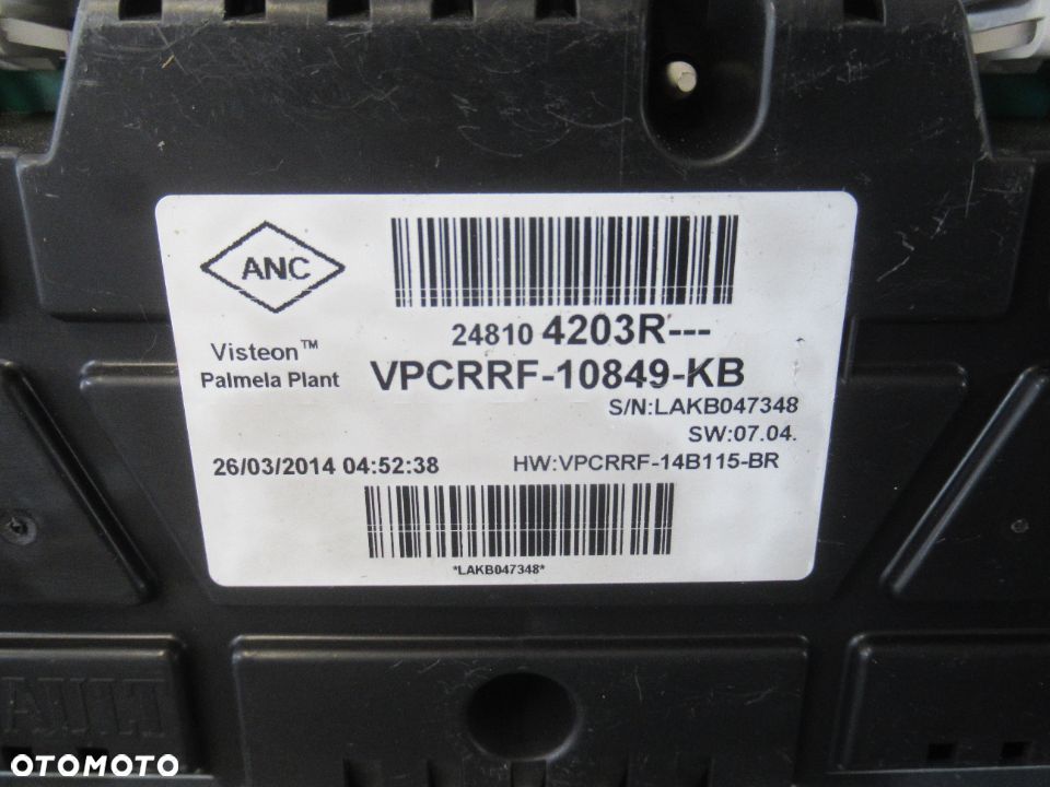 LICZNIK ZEGAR RENAULT CLIO IV 4 1.5 DCI 2012-2020 - 10