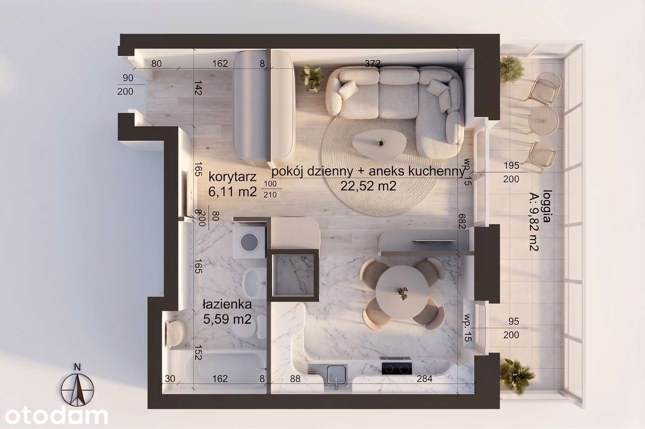 *Kawalerka 34 m² Z WYDZIELONĄ KUCHNIĄ* | 8 piętro | GOTOWA DO ODBIORU!