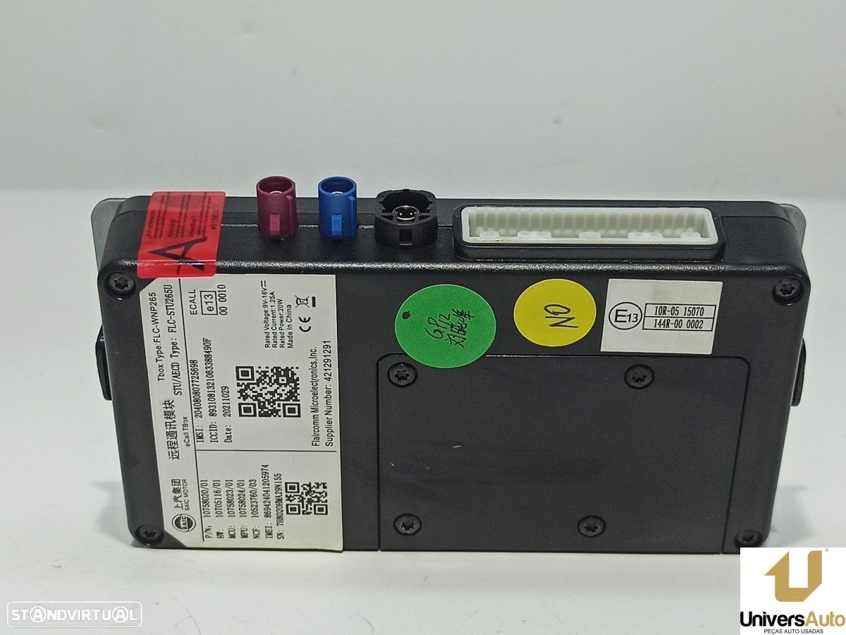 UNIDADE DE CONTROLE BLUETOOTH MG ROVER MG HS 1.5 EHS HYBRID - 1
