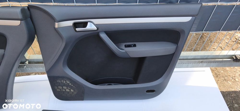 Boczki drzwi VW Touran LIFT boczek tapicerka drzwi lewy przód prawy przód lewy tył prawy tył wszystkie części - 5
