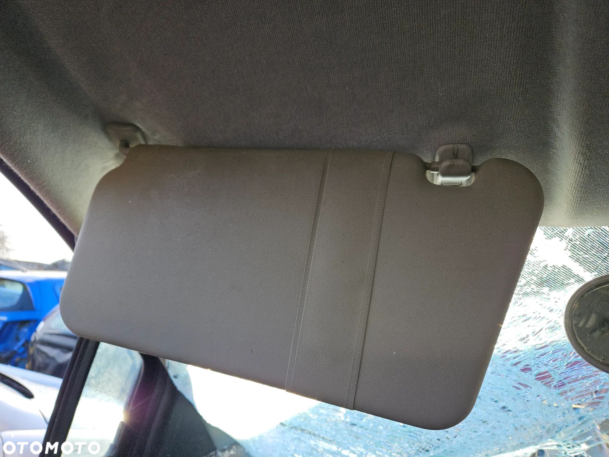 Daszek osłona przeciwsłoneczna lewa prawa Opel Agila B 2009r Europa ZCFA - 1