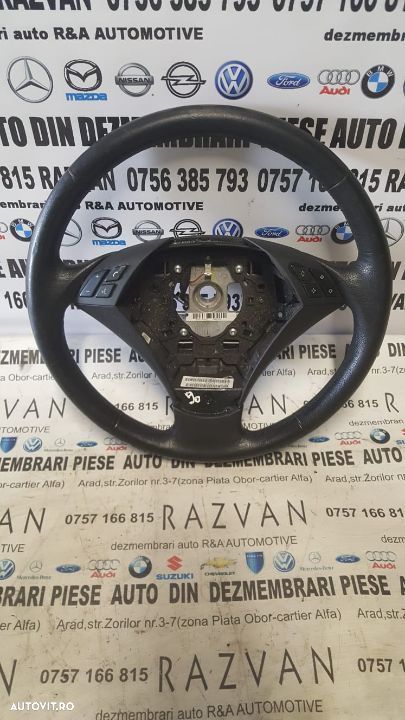 Volan Din Piele Cu Comenzi BMW E90 E91 Livram Oriunde In Tara - 2