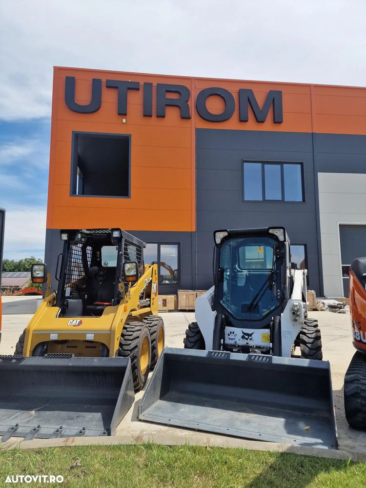 Bobcat S510, ANVELOPE PLINE, USA CABINA, AER CONDITIONAT, ridica 810kg, motor 55CP Kubota, Masa operatinalal 2,8t, L 3,4m x latime 1,75m x inaltime 1,95m, cupa 1mc, posibilitate leasing 41.900 EUR+Tva - 26