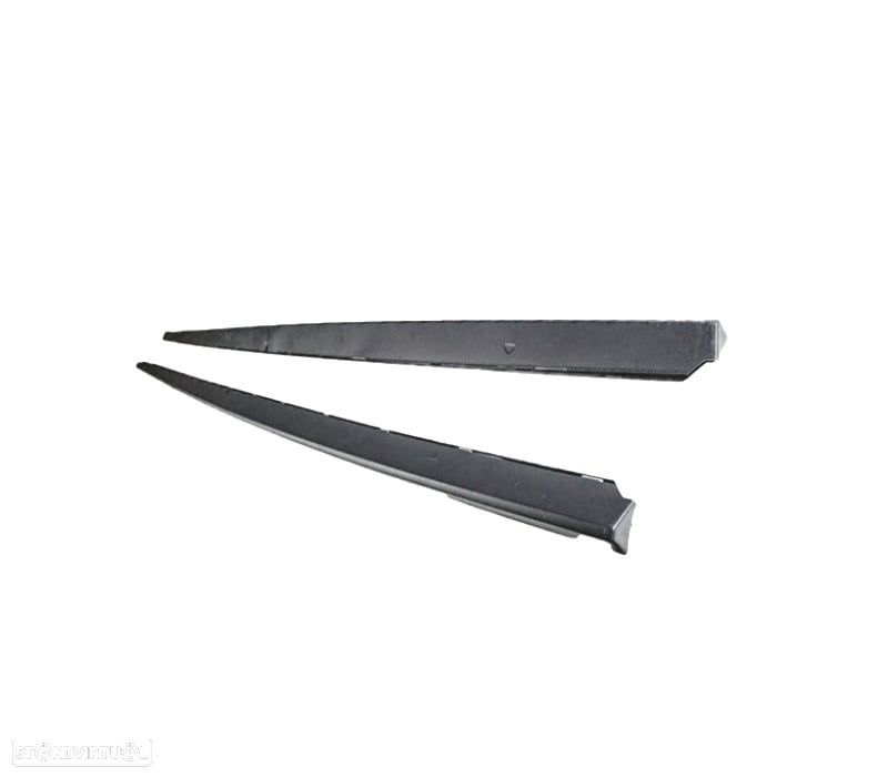 EXTENSÕES DE EMBALADEIRAS VOLKSWAGEN VW POLO 17- LOOK GTI PRETO MATE - 2
