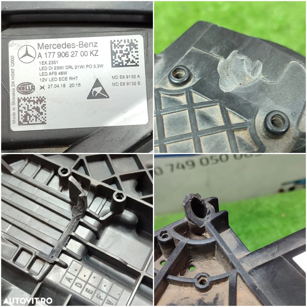 FAR STANGA FULL LED CU LUPA MERCEDES BENZ CLASA A W177 / COD OEM A1779062700 / 1EX2351 2018-2026 (4G2) - 7