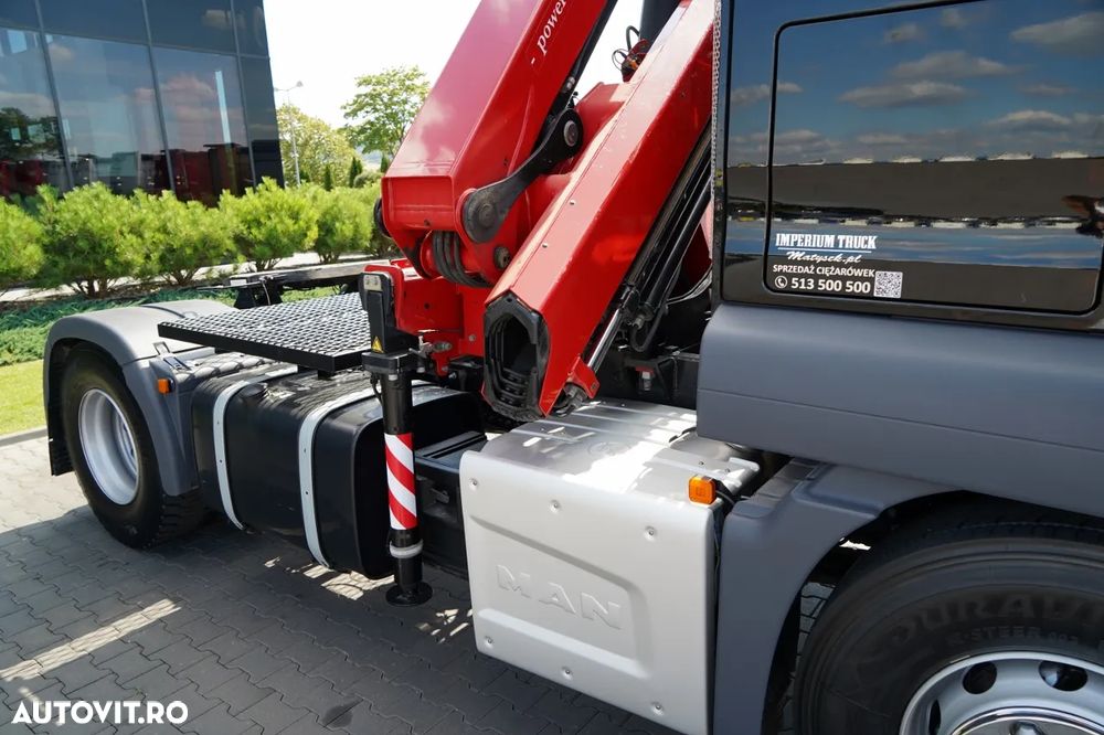 MAN TGS 18.480 / 4x2 / HDS HMF 1820 K6 / 17.2 m REACH / MANUAL / RADIOCOMANDĂ / IMPORTAT - 20