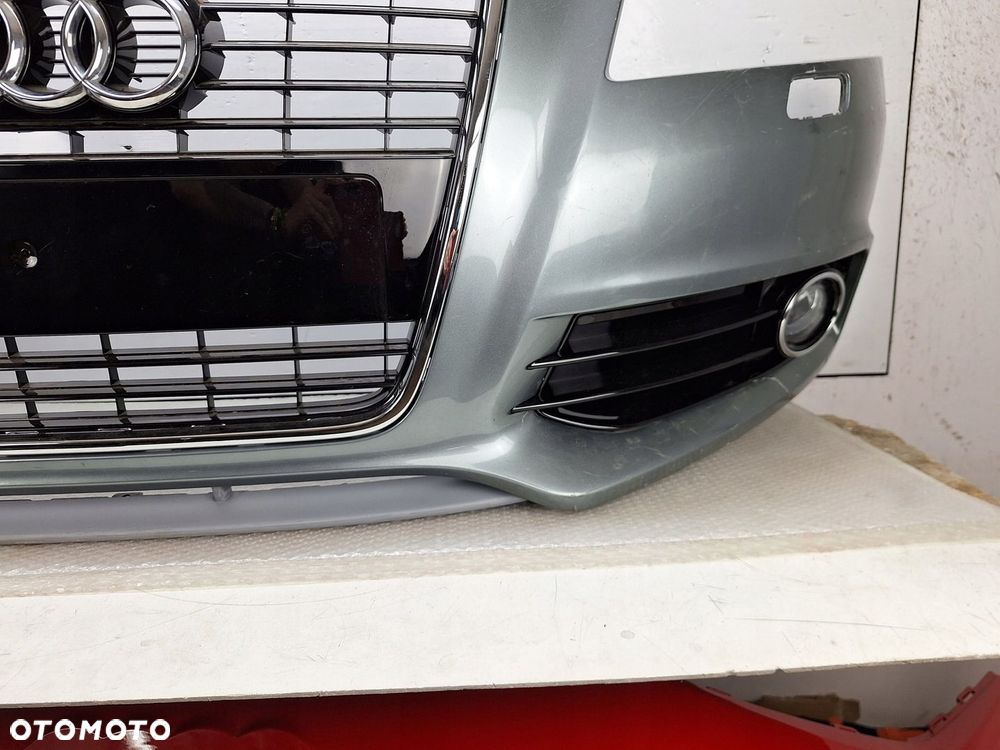 ZDERZAK AUDI A3 8P S-LINE PO LIFCIE 2008-2012 LIFT ORYGINAŁ GRILL ATRAPA - 4