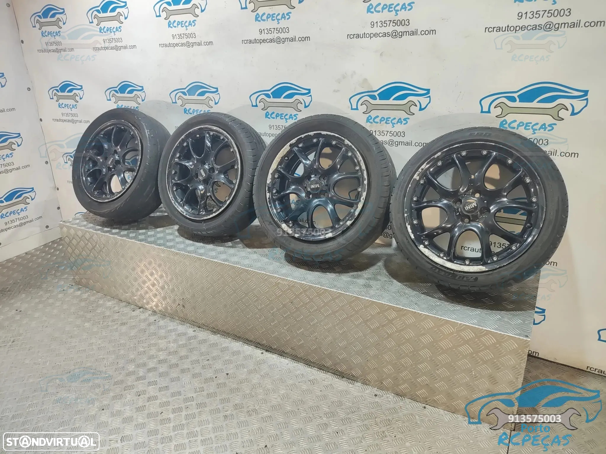 Jantes 17"  Ronal Mini Cooper S - Bi-partidas - 7J | ET48 | 4x100 - Jante | Originais | Cooper | One | John Cooper Works | Cooper SD | Polegadas | Clubman | Cabrio | Coupé | Original | Double Spoke | 36116787710 | 6787710 - 8