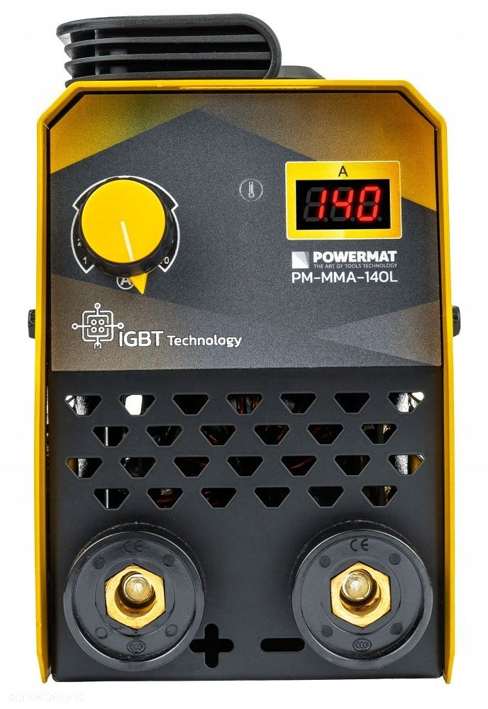 SPAWARKA INWERTOROWA IGBT MMA 5,8 kVA 20-140A  POWERMAT PM-MMA-140L - 4