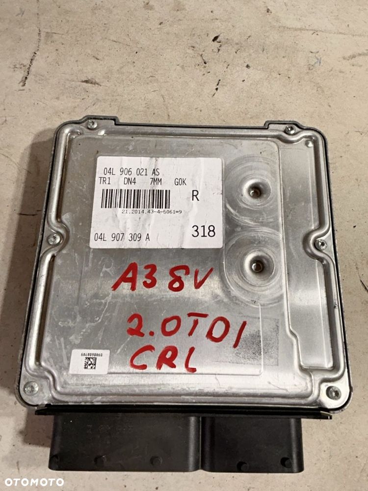 STEROWNIK KOMPUTER MODUŁ SILNIKA BOSCH ECU 2.0 TDI 04L 906 021 AS Audi A3 8V 0V4 04L 907 309 A - 1