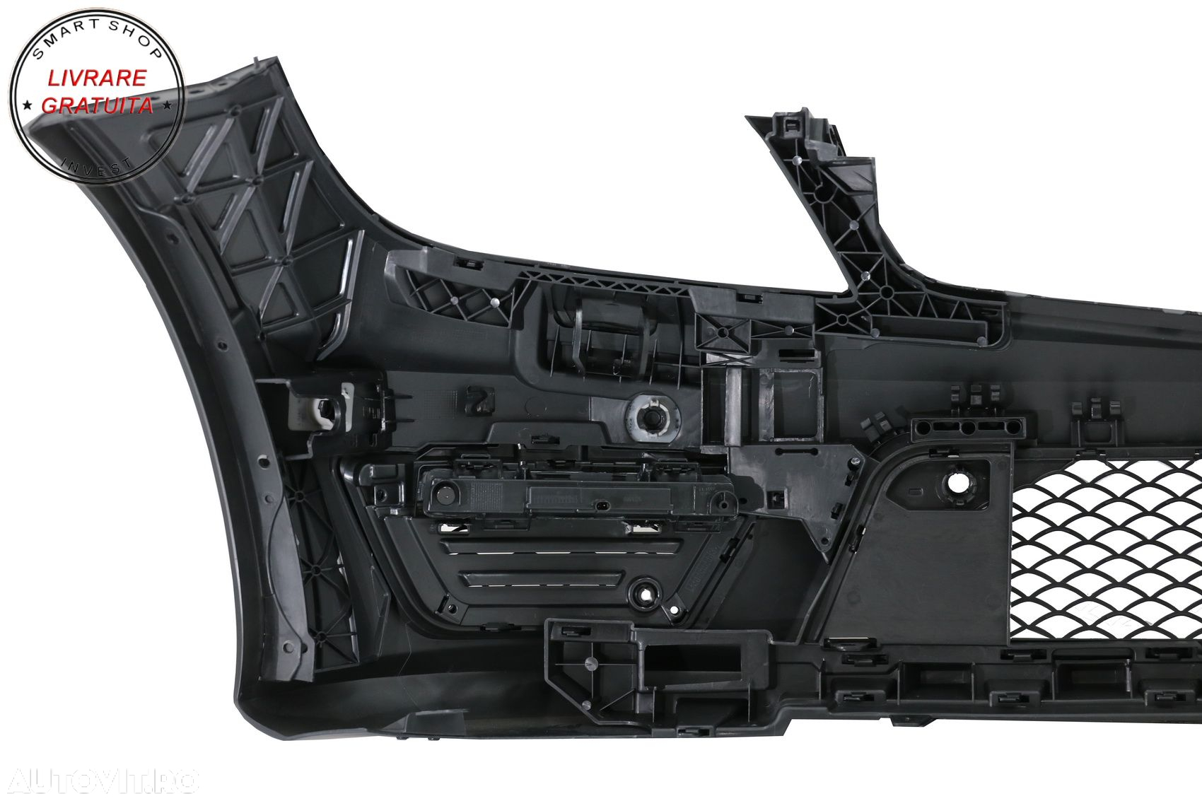Bara Fata cu Grila Centrala Mercedes C-class W204 Facelift (2012-up) C63 Sport Neg- livrare gratuita - 6
