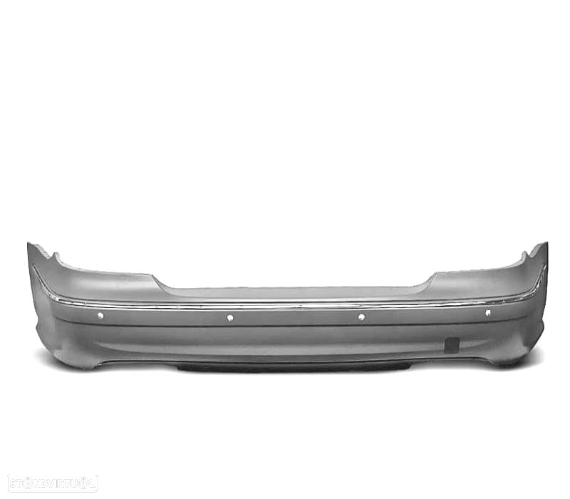 PÁRA-CHOQUES TRASEIRO MERCEDES CLASE E W211 03-09 LOOK AMG PDC - 2