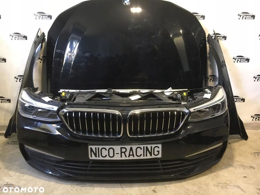 BMW 6 G32 PRZÓD KOMPLETNY 475 BLACKSAPPHIRE MASKA ZDERZAK BŁOTNIKI LAMPY - 1