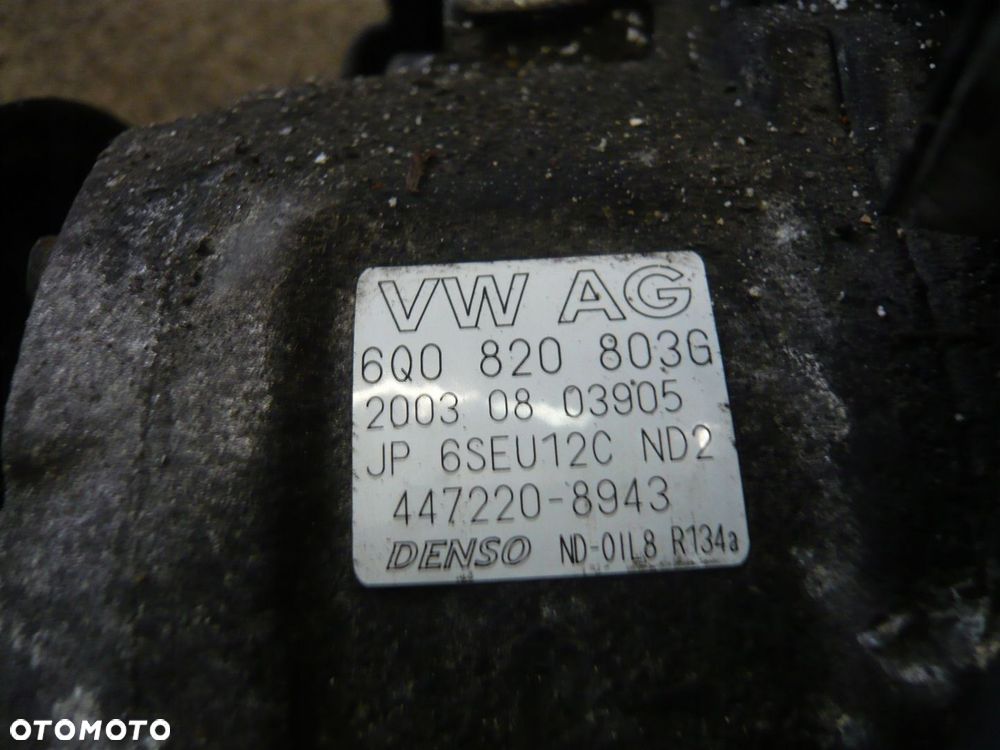 Sprężarka Kompresor Klimatyzacji 447220-8943 VW Polo IV 9N - 4