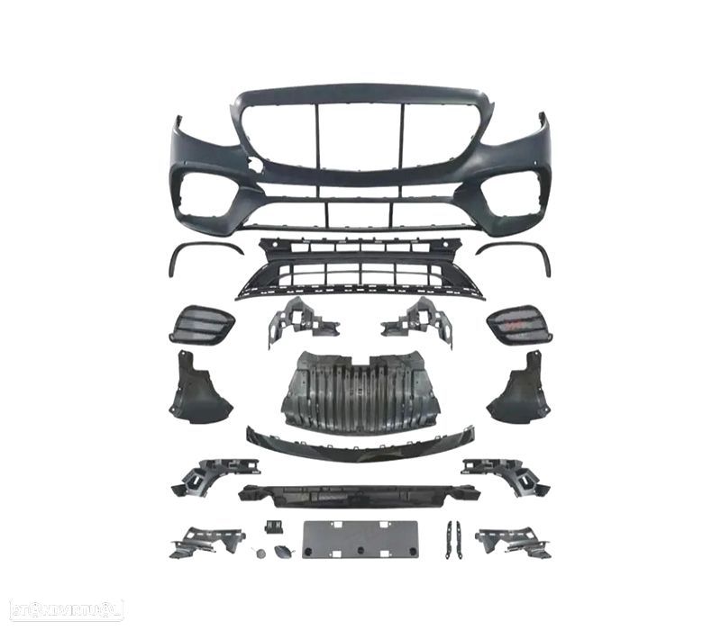 PARA-CHOQUES FRONTAL MERCEDES W213 C238 16-18 LOOK E63 AMG PDC - 2