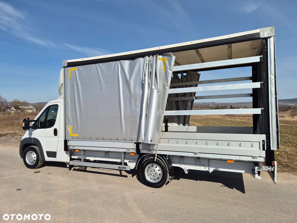 Fiat DUCATO MAXI 2.3 150KM PLANDEKA 10EP FIRANKA X2 ZSUWANY DACH SALON PL I-WŁAŚCICIEL - 14
