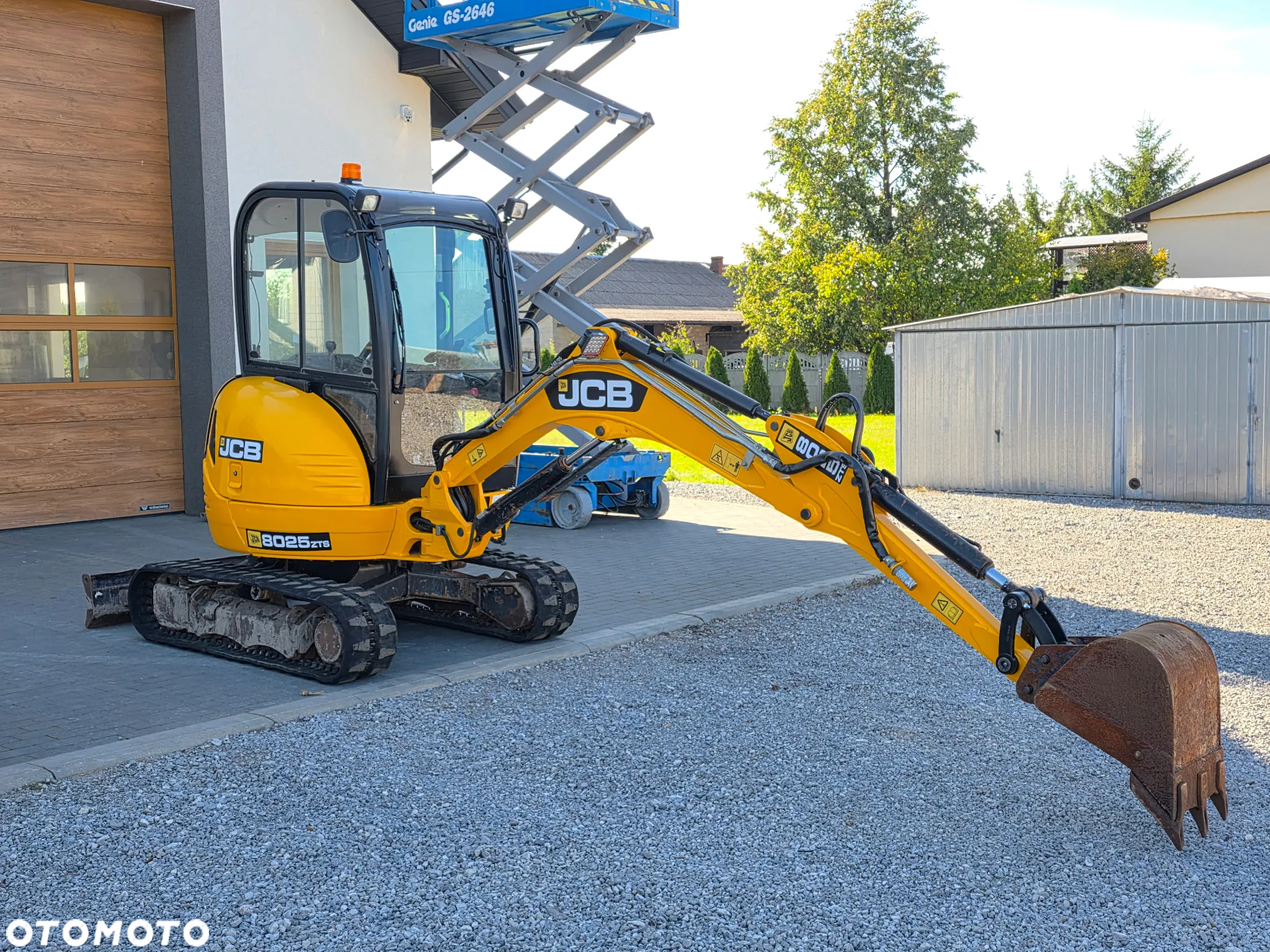 JCB JCB 8025 ZTS mini koparka sprowadzona 3 łyżki 8026 1 wł ładna - 3
