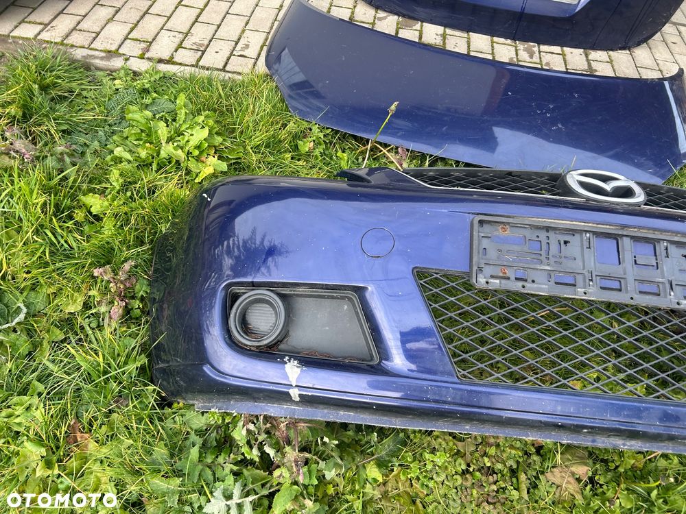 KL Zderzak Przód Maska Klapa Tył Mazda 5 V 05- 25E Niebieski - 3