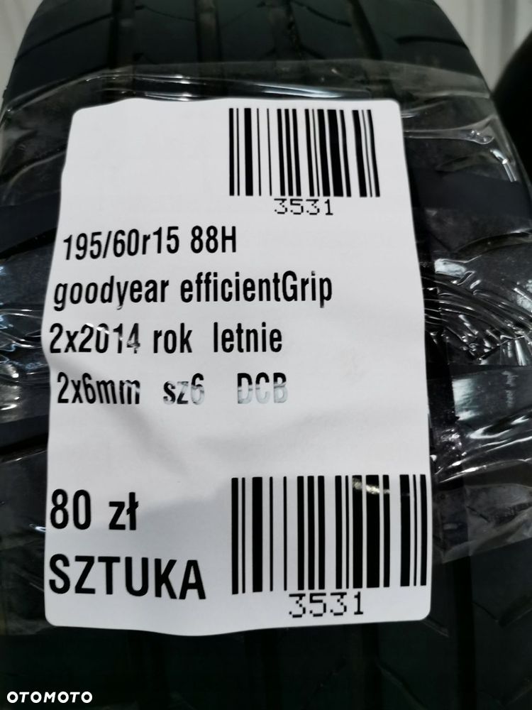 2x 195/60R15 goodyear opony letnie 6mm 3531 - 7