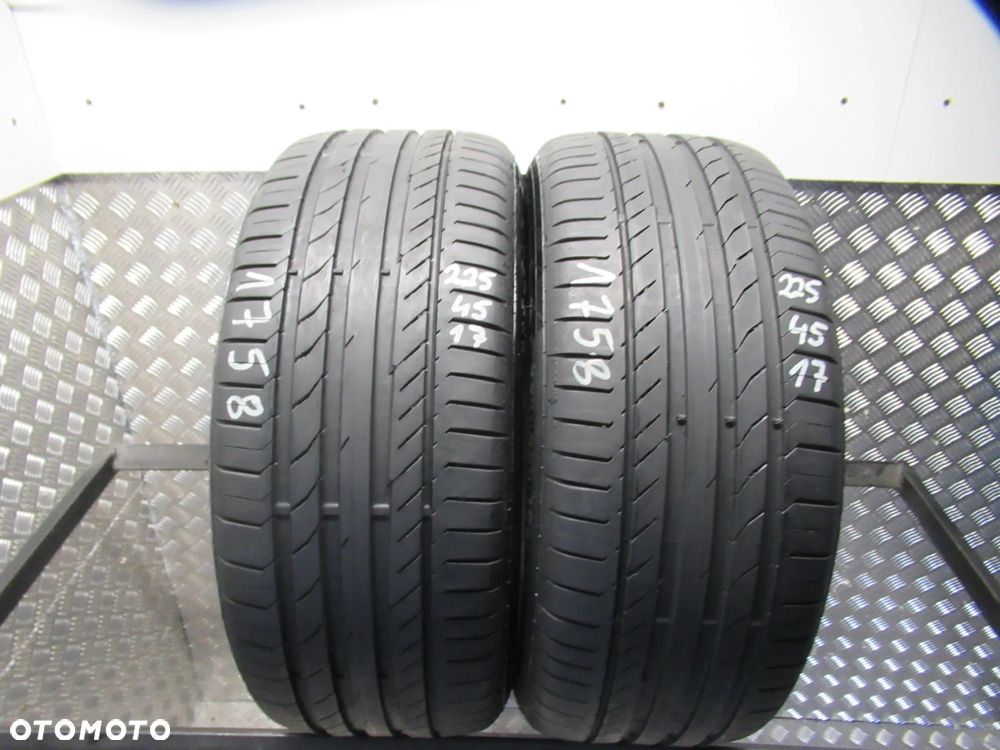 2x Continental SportContact 5 225/45/17 91Y nr.1758 - 1