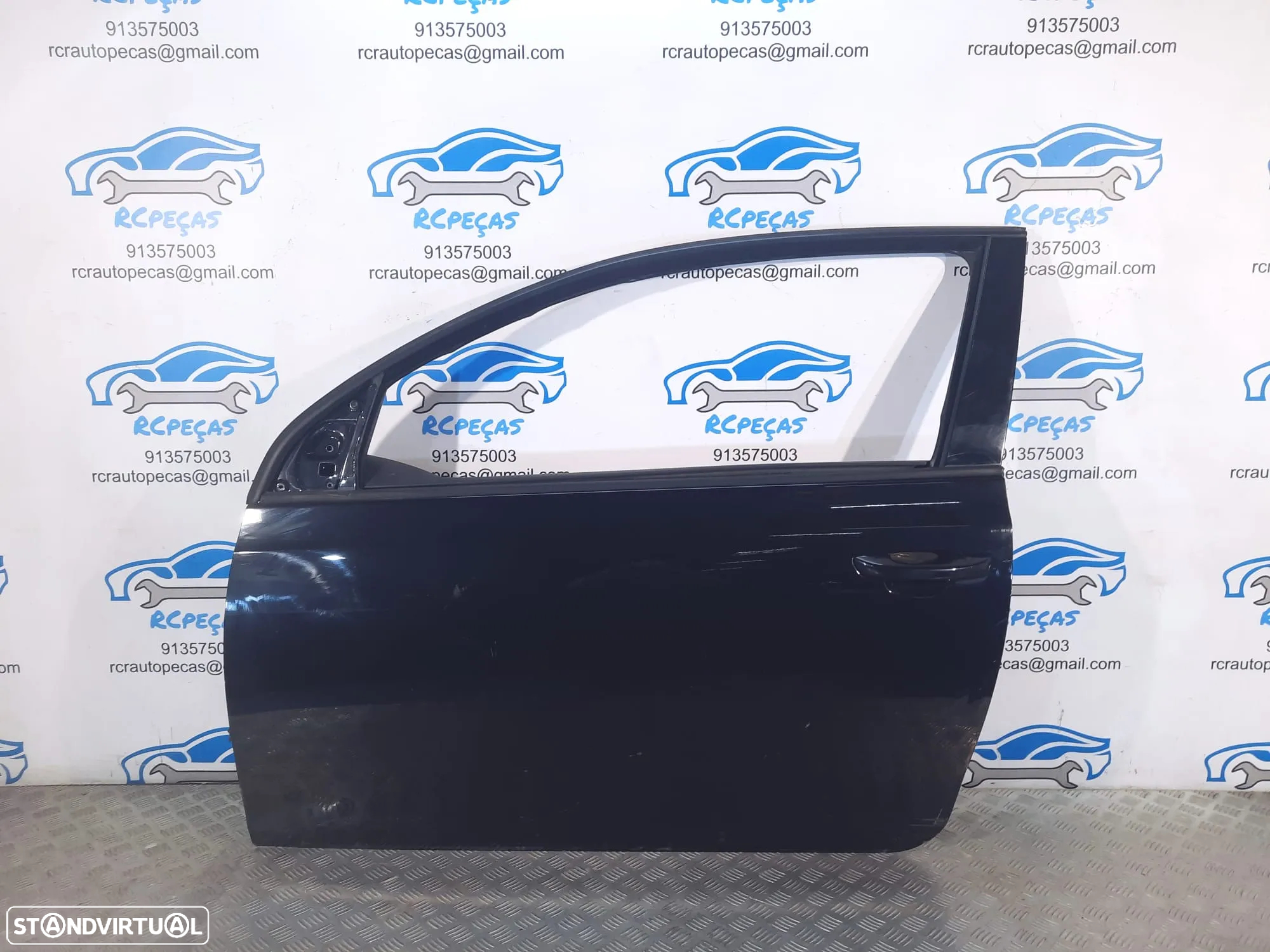 PORTA FRENTE FRONTAL ESQUERDA VOLKSWAGEN VW GOLF VI 6 MK6 3 PORTAS 5K3831055K MOTOR PUXADOR VIDRO QUARTELA - 3