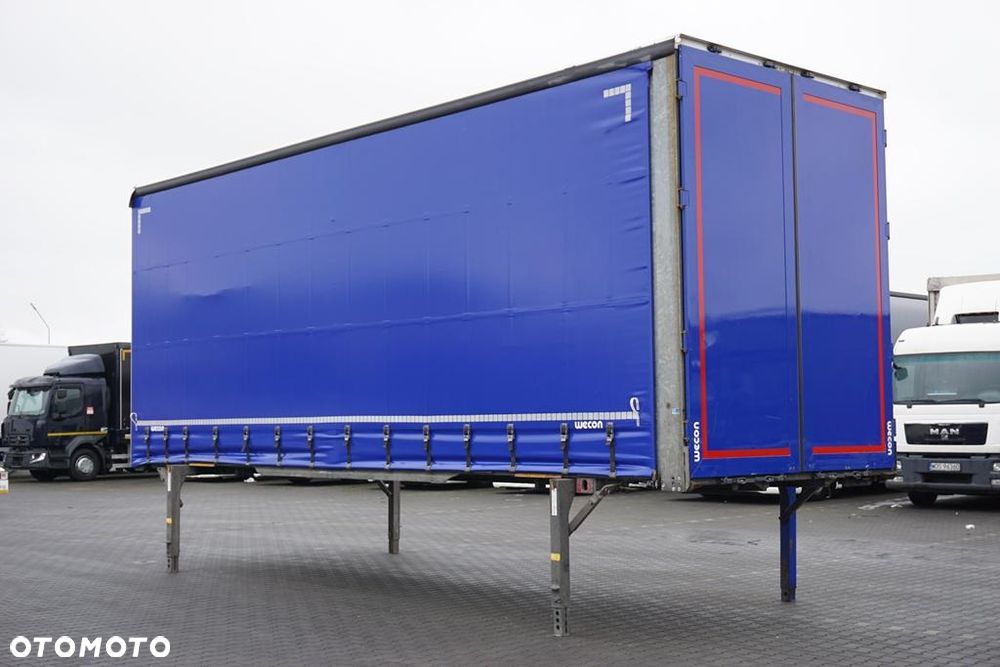 Scania WECON / ZABUDOWA / BDF / FIRANKA / DŁ. 7,82 M / 19 PALET / MEGA - 6
