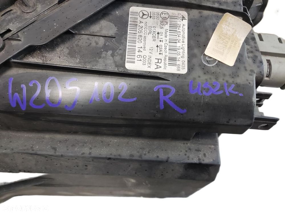 MERCEDES C KLASA W 205 LAMPA PRAWA PRZEDNIA  FULL LED A2058201461 - 7