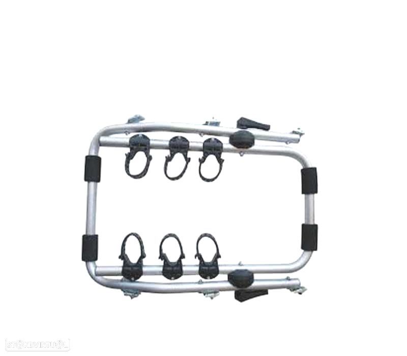 PORTA SUPORTE BICICLETA MALA DE 3 BICICLETAS - 1
