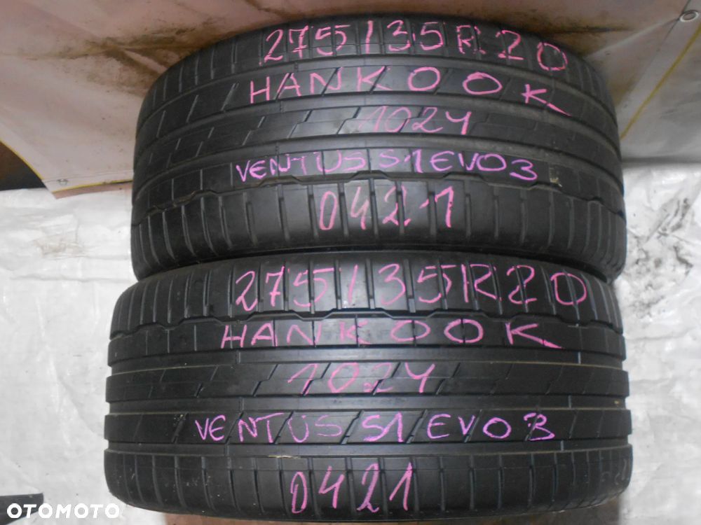 OPONY 275/35R20 HANKOOK VENTUS S1 EVO3 DOT 0421 6.7MM