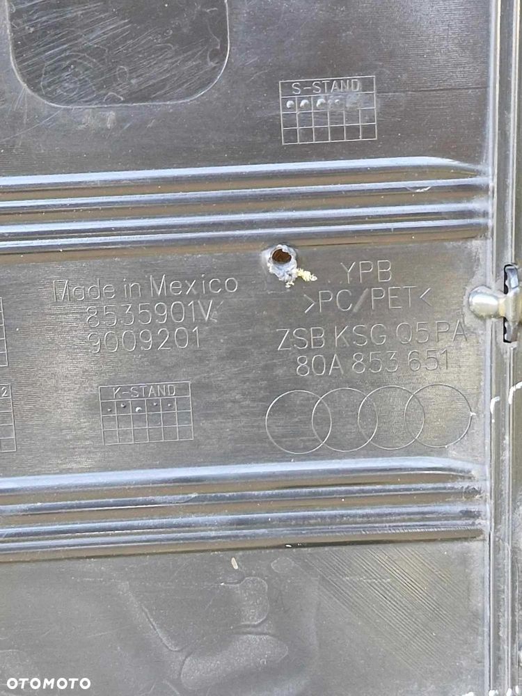 AUDI Q5 GRILL/ATRAPA CHŁODNICY 80A853651 - 6