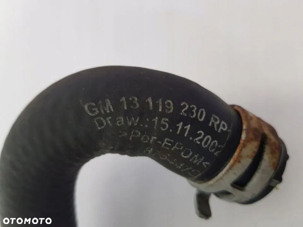 WĄŻ RURA PRZEWÓD WODY SAAB 93 1.9TID 13119230 - 2