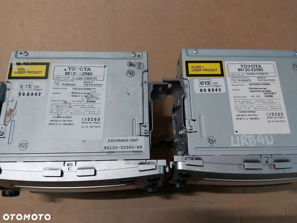 Toyota Urban Cruiser RADIO CD MP3 ORYGINAŁ - 2