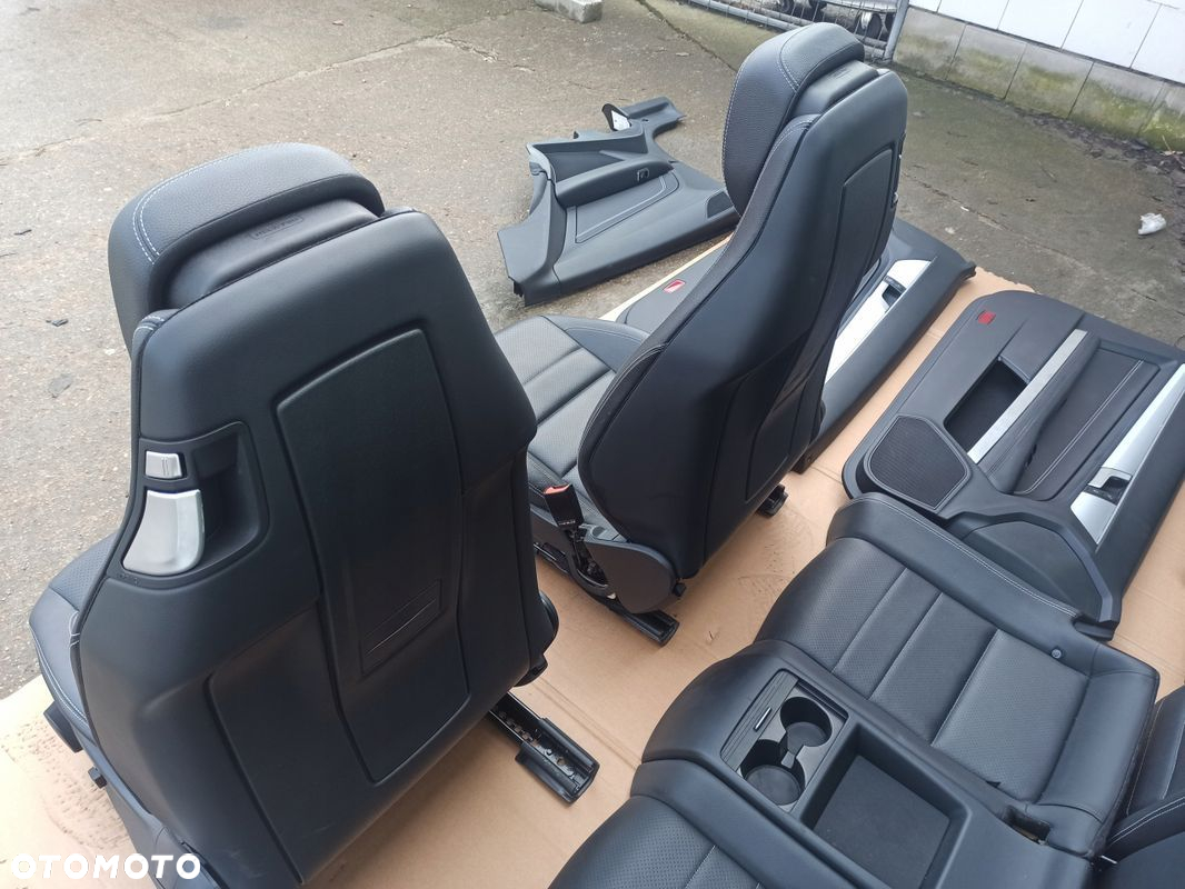 Fotele kanapa wnętrze skóra MERCEDES E-KLASA W207 COUPE LIFT AMG 16r grzane - 14