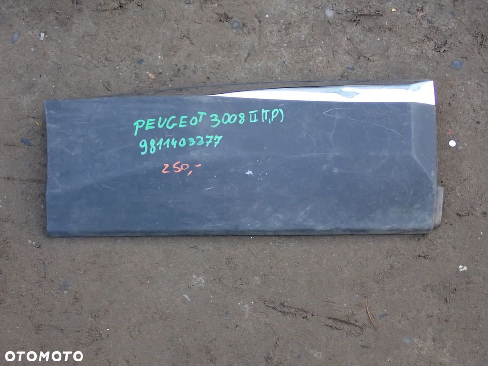 PEUGEOT 3008 II LISTWA DRZWI PRAWY TYŁ 9811403377 - 1