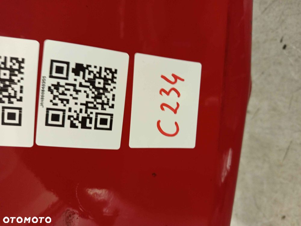 ^ ZDERZAK TYŁ TYLNY HONDA JAZZ 3 III R81 CZERWONY 5D 5 DRZWI HB - 4