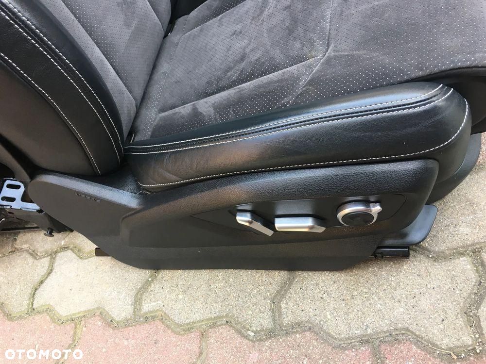 AUDI Q7 4M S-Line FOTELE KANAPA BOCZKI TAPICERKA SKÓRA CZARNA - 7