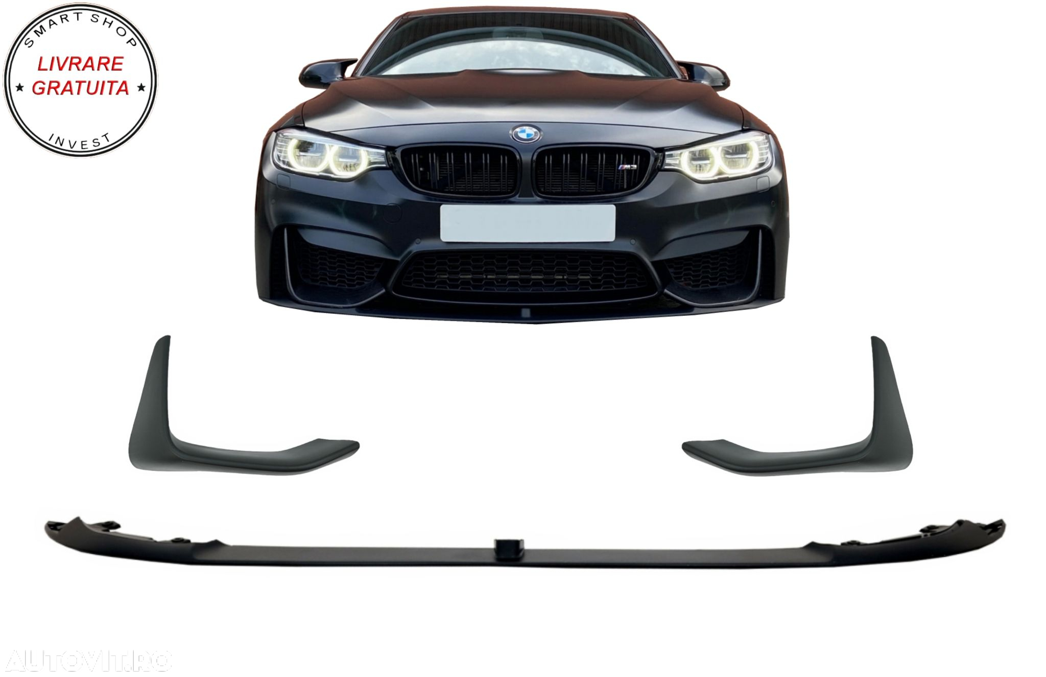 Prelungire si Ornamente Bara Fata BMW F80 M3 Sedan F82 M4 Coupe F83 M4 Cabrio (201- livrare gratuita - 17