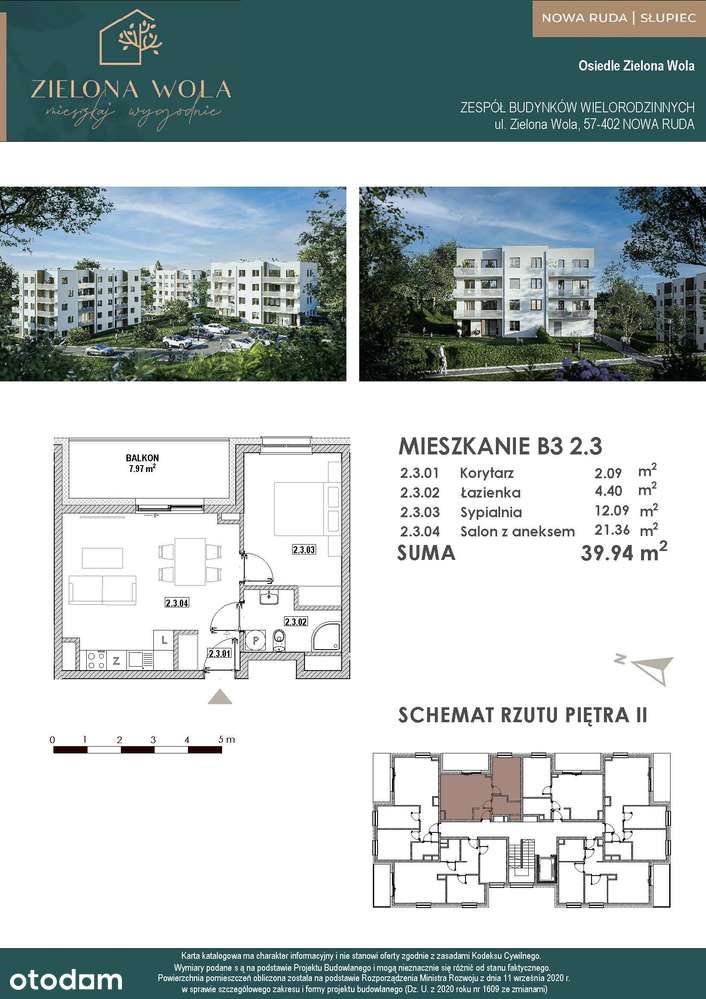Mieszkanie na sprzedaż, 2 pokoje, 40 m², Nowa Ruda