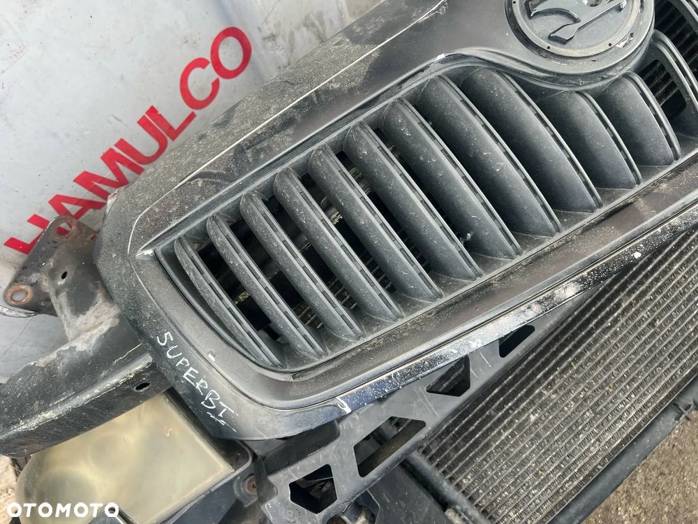 Maska, pokrywa Skoda Superb I 1 Sedan !! CZARNA, Do malowania !! 01-08r. + Z GRILLEM/ATRAPĄ !!GRILL !! - 2