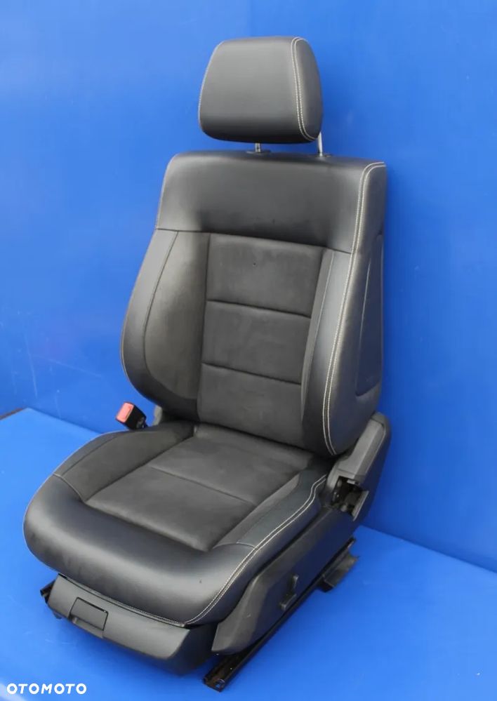 Fotel kierowcy lewy skóra + alcantara wersja sport OE Mercedes E-klasa W212 Lift 2014r - 12