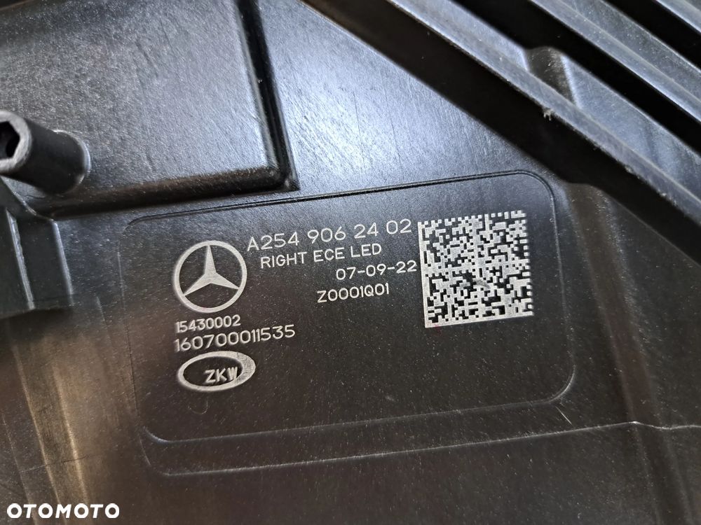 MERCEDES GLC W254 X254 LAMPA PRAWA PRZÓD FULL LED DIGITAL A2549062402 - 5