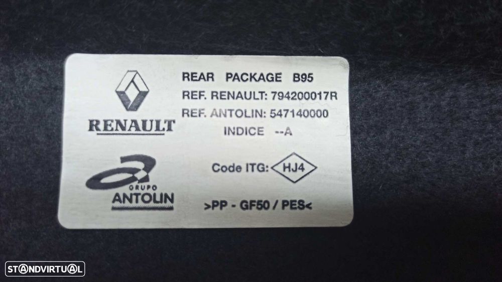 CHAPELEIRA DA MALA RENAULT MEGANE III BERLINA 5 P DYNAMIQUE - 8