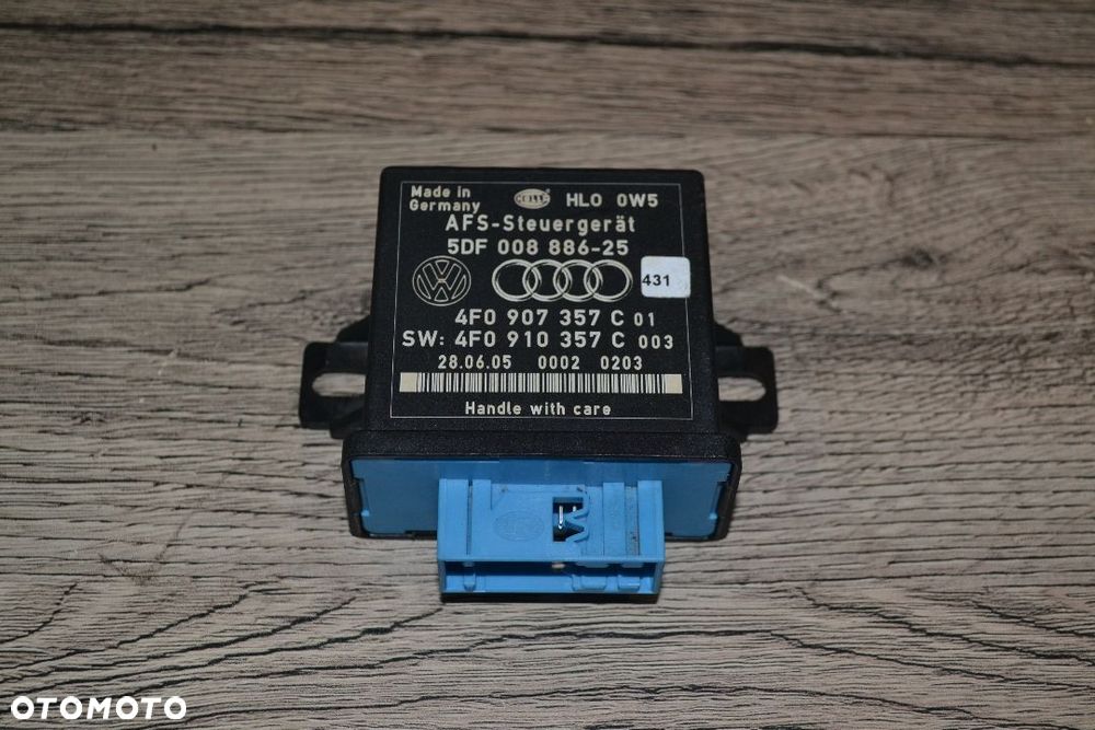 AUDI MODUŁ STEROWNIK ŚWIATEŁ XENON 4F0907357C - 1