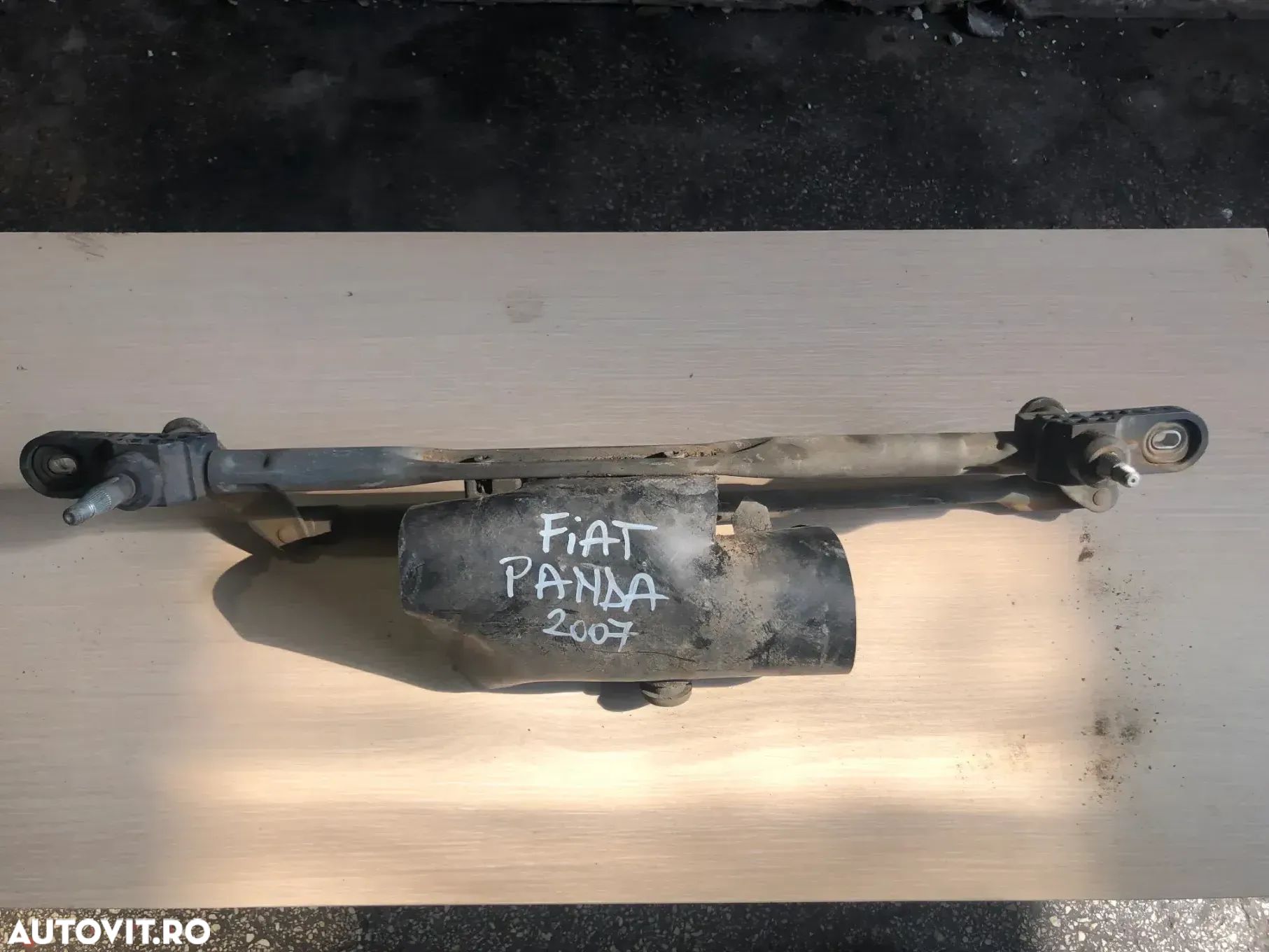 Ansamblu stergatoare complet cu motoras Fiat Panda 2007 - 1