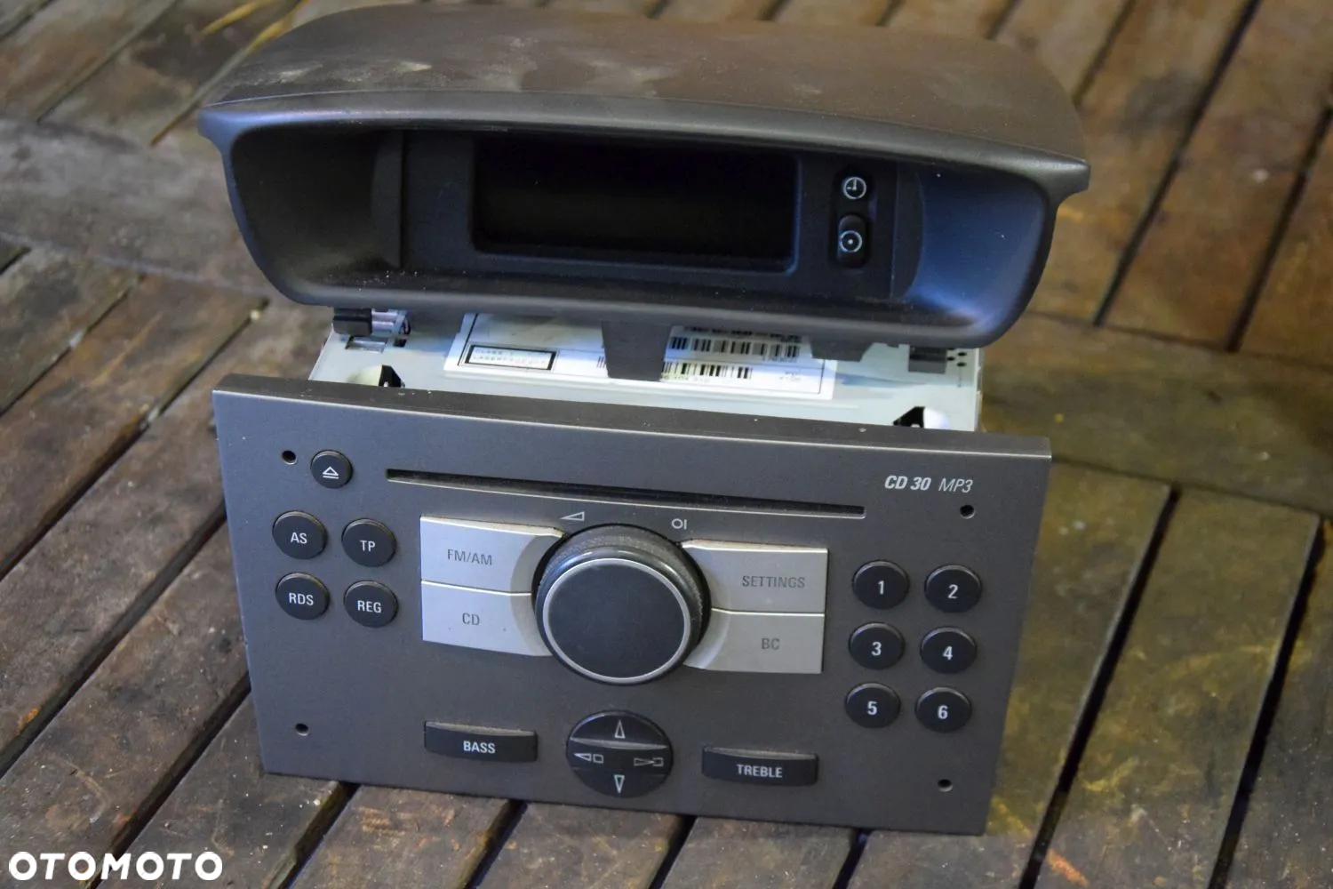 Opel Radio CD30 MP3 Ciemne + wyświetlacz Wylogowane z KODEM Oryginał - 3