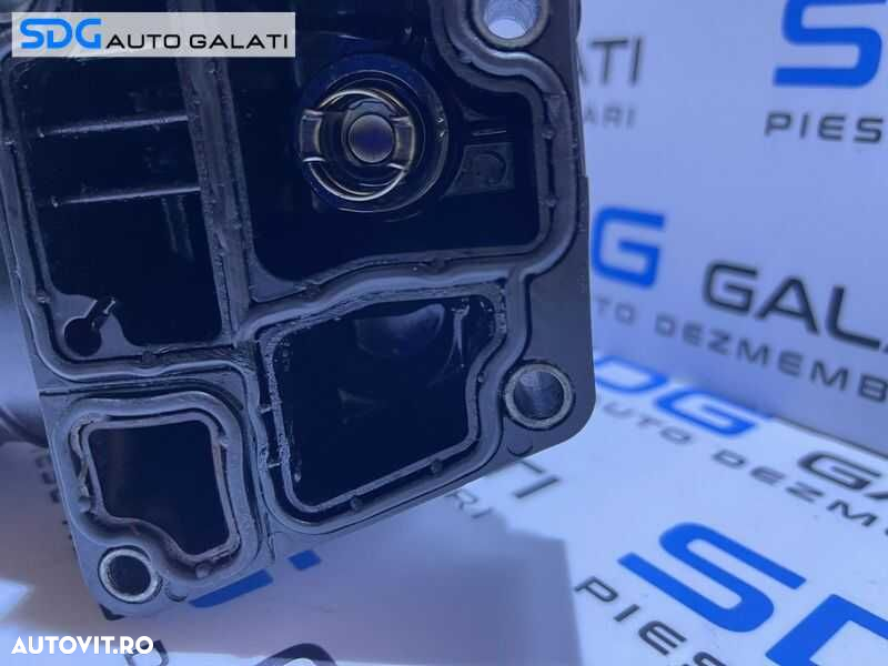 Suport Carcasa Corp Filtru Radiator Racitor Ulei Termoflot Skoda Superb 2 1.6 TDI CAYC 2008 - 2015 Cod 03L115389H 03L117021C - 5