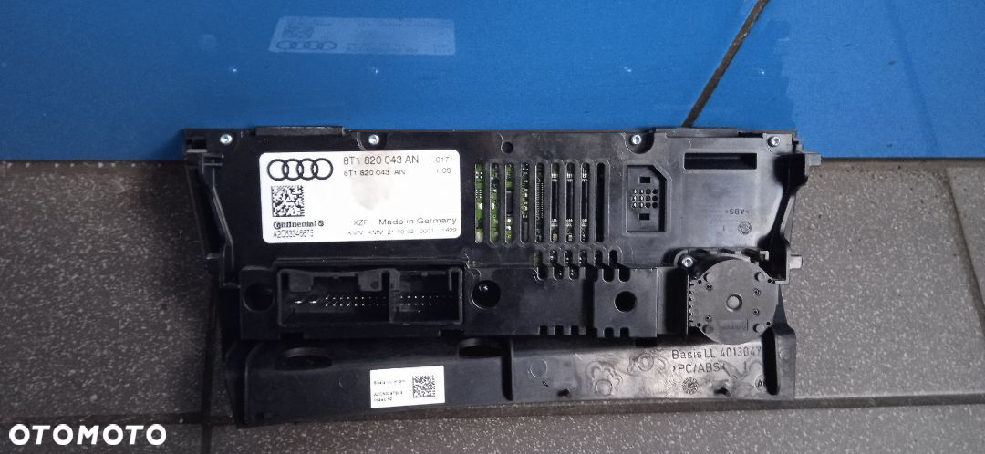 Panel klimatyzacji Audi A4 B8  8T1820043AN 8T1820043AA - 2