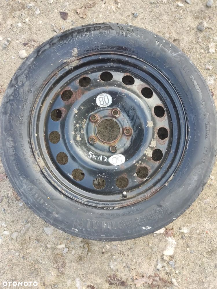 Koło dojazdowe zapasowe BMW E60 X3 E83 135/90R17 5x120 - 1